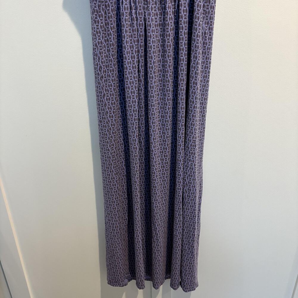 Fresh Produce Dress Women Large Purple Geometric Boho Maxi Tank Sleeveless USA - Picture 6 of 11